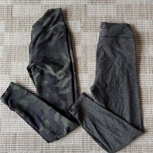 Old Navy Camouflage and Gray Leggings